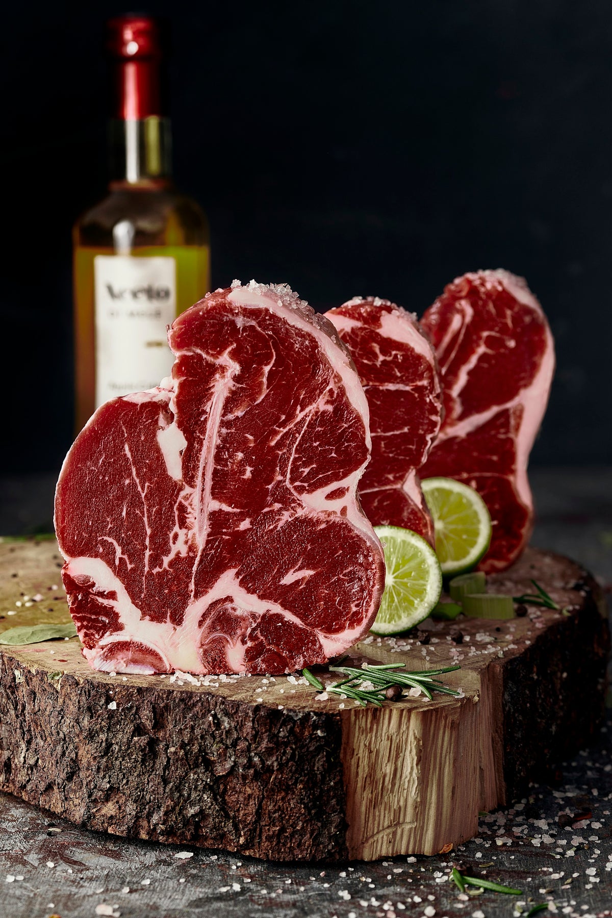 Raw lamb shoulder chops (sample photo)